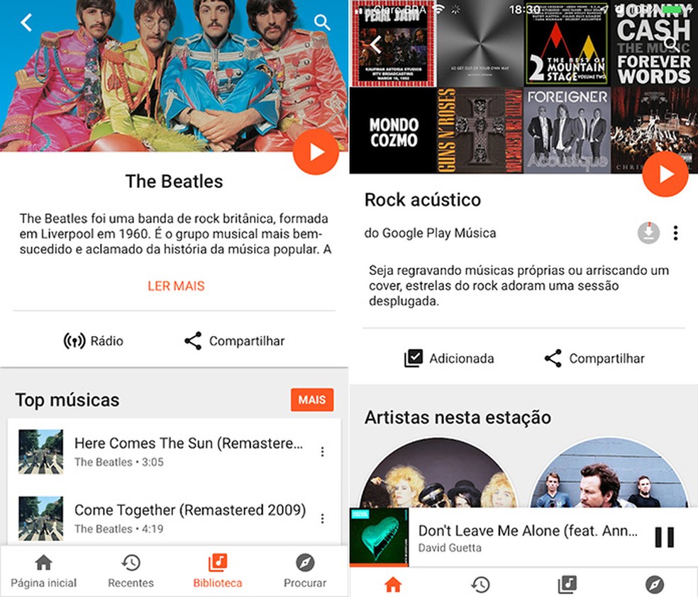 Google Play Music subscription also goes for YouTube Music Photo: Playback / Amanda de Almeida