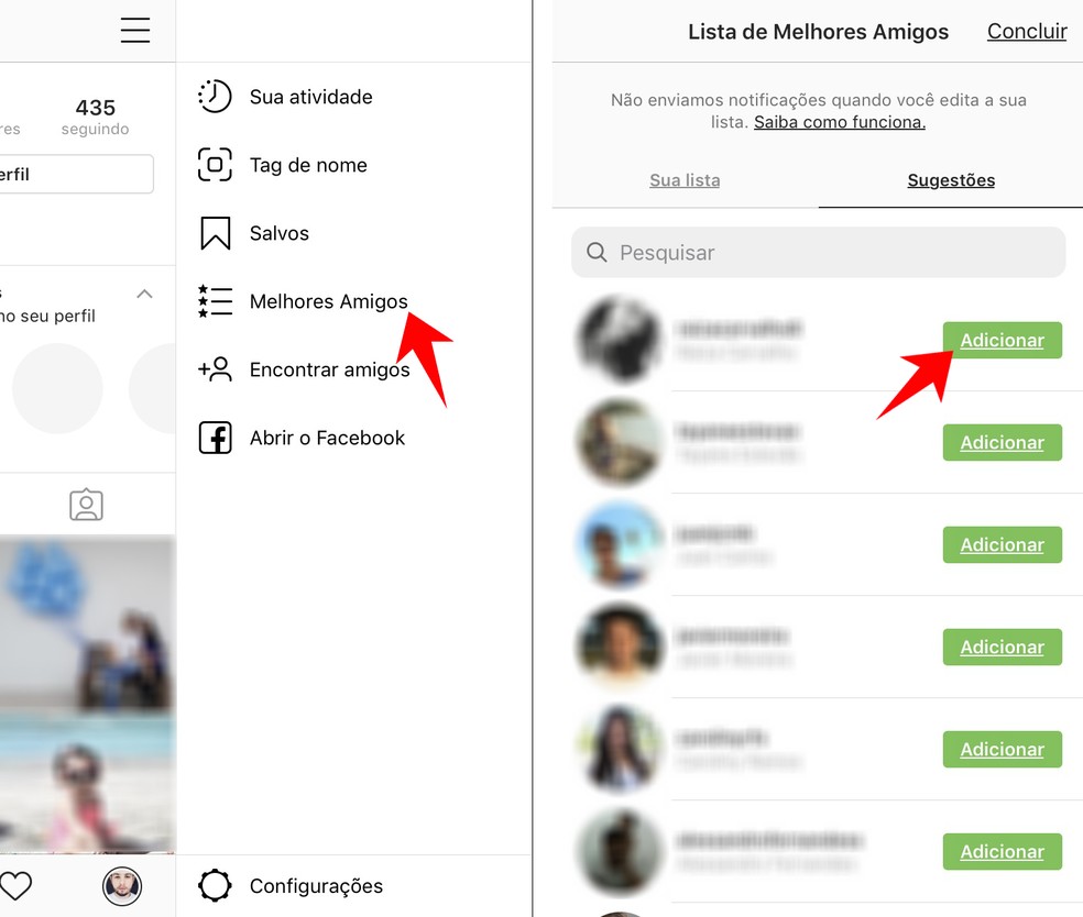 Best Friends List allows you to send Stories to selected people on Instagram Photo: Reproduo / Rodrigo Fernandes