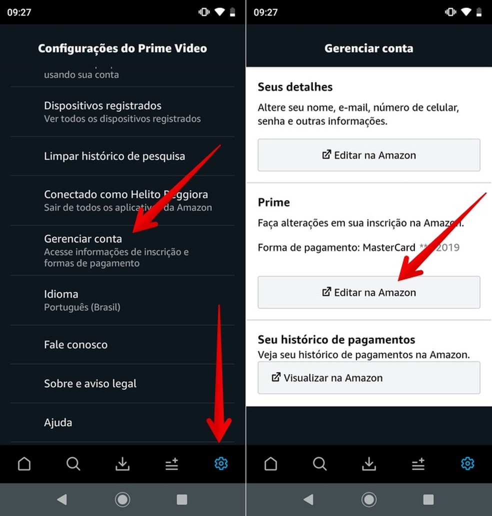 See how to cancel Prime Video on your cell phone Photo: Reproduo / Helito Beggiora