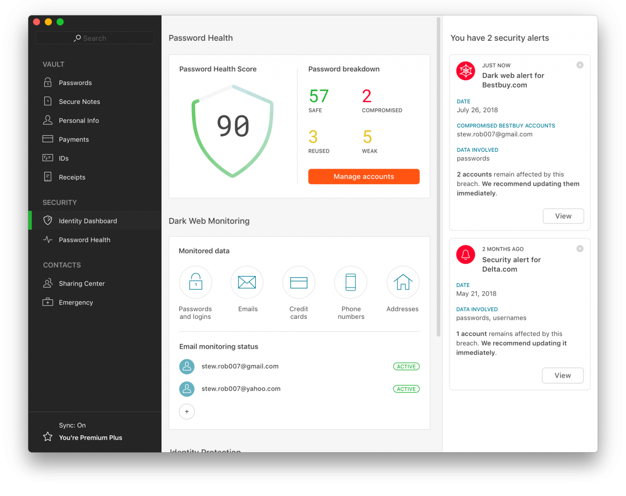 New version of Dashlane brings VPN connection and protection of your payment data