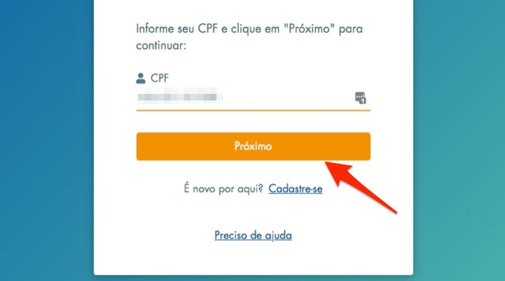 When to start the user login on the Loterias da Caixa website Photo: Reproduo / Marvin Costa