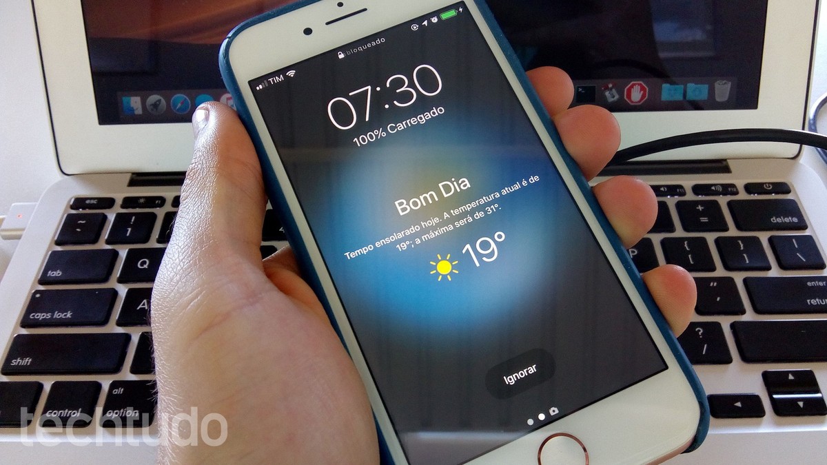 How to put weather forecasts on the iPhone's locked screen | Utilities