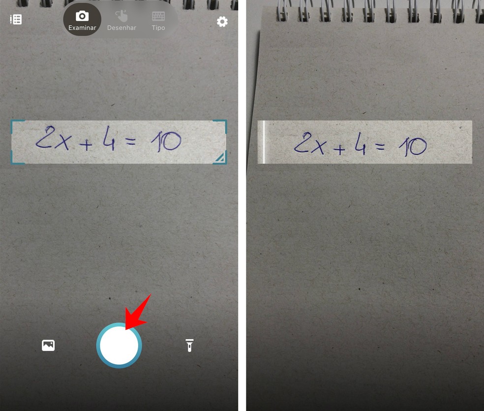 Microsoft Math Solver reads math equations with cell phone camera Photo: Reproduo / Rodrigo Fernandes