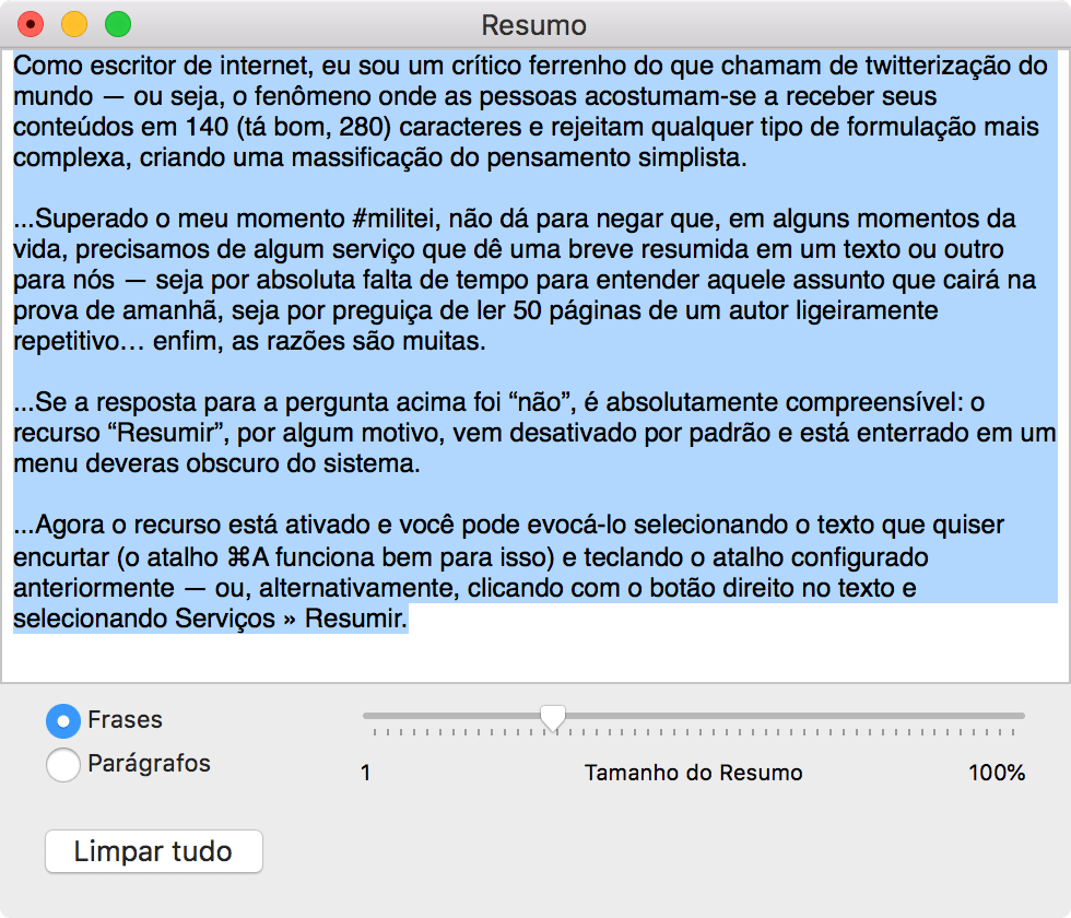 How to use the “Summarize” feature to shorten long texts in macOS