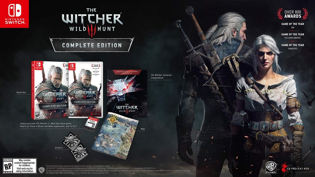 The digital version of The Witcher 3 takes up 28 Gb of space! In addition to a nice addition to your collection, consider taking the physical copy of the game