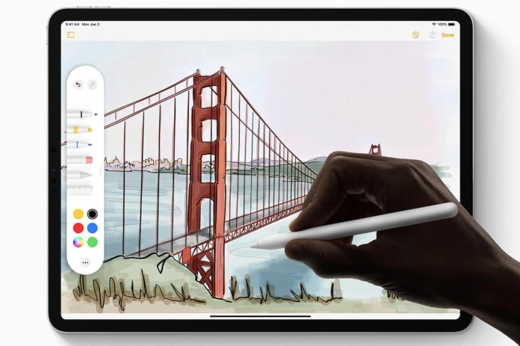 With iPadOS, Apple Pencil is more integrated with iPad
