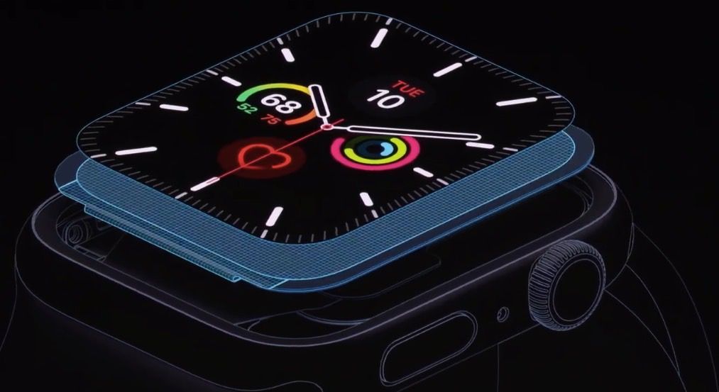 Apple Watch 5 keeps the battery that lasts 18 hours, even with the new screen always on