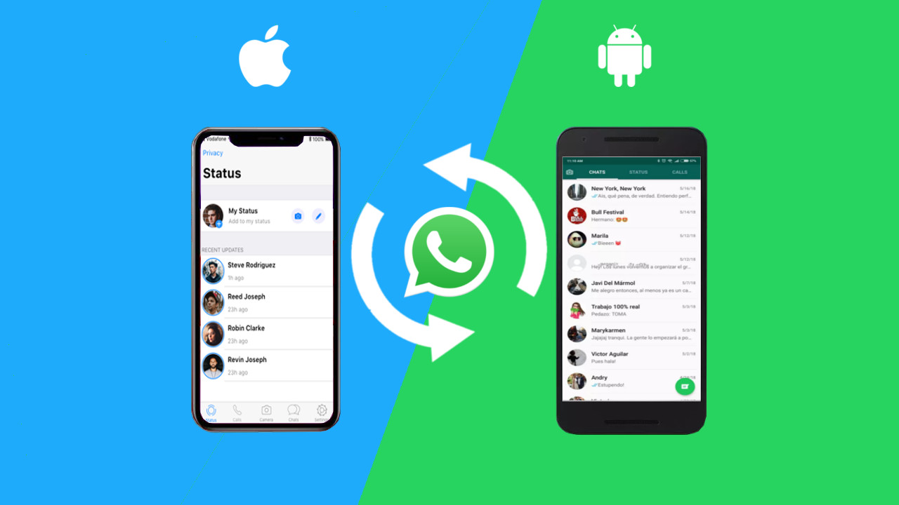 How to transfer WhatsApp data from Android to iPhone easily