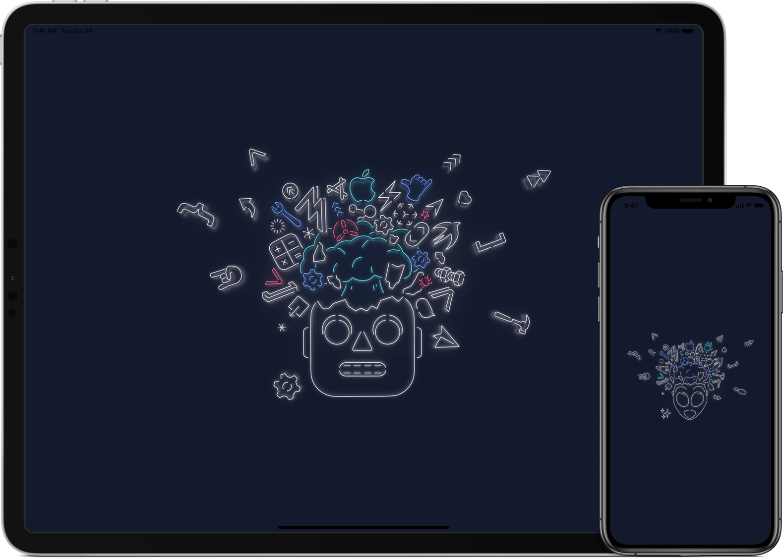 And they have already made wallpapers for iPhones, iPads and Macs inspired by the art of WWDC19!