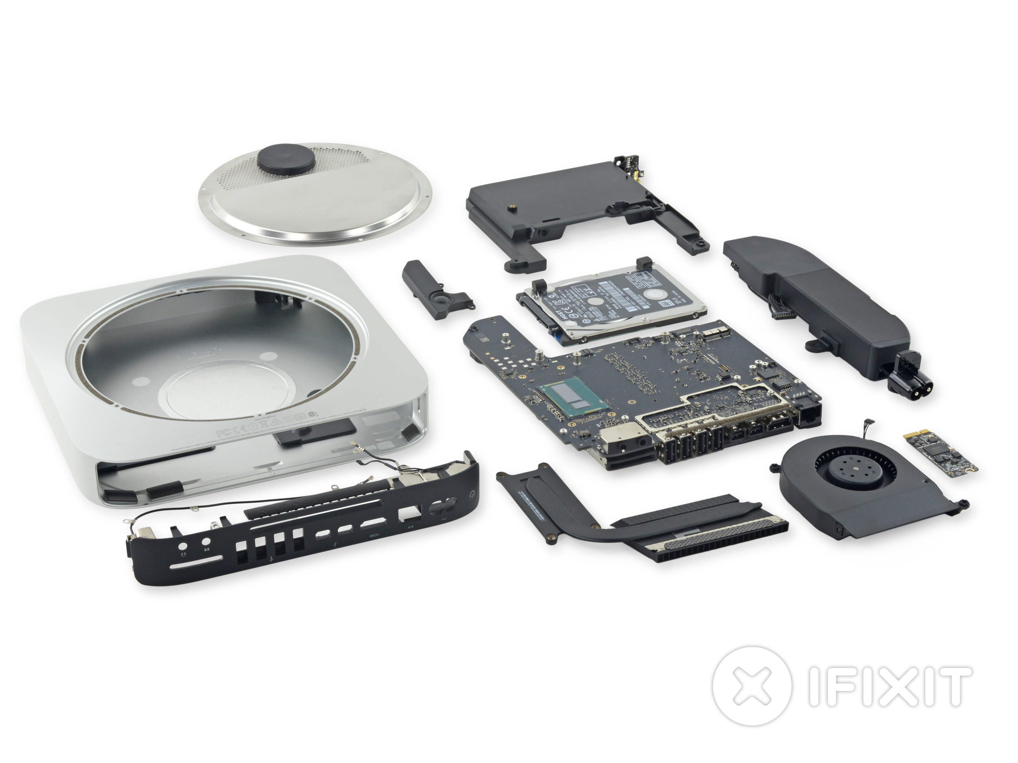 iFixit disassembles the new Mac mini