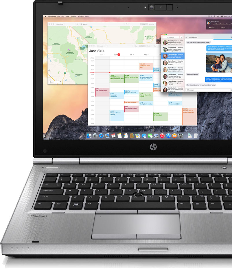 HacBook Elite is a fully functional laptop that runs OS X and costs only $ 330.