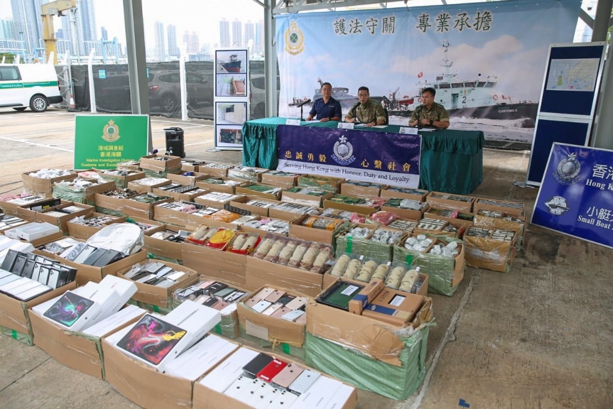 Hong Kong police seize smuggled cargo of iPhones, Apple Watches, iPads Pro and Macs worth R $ 4.3 million