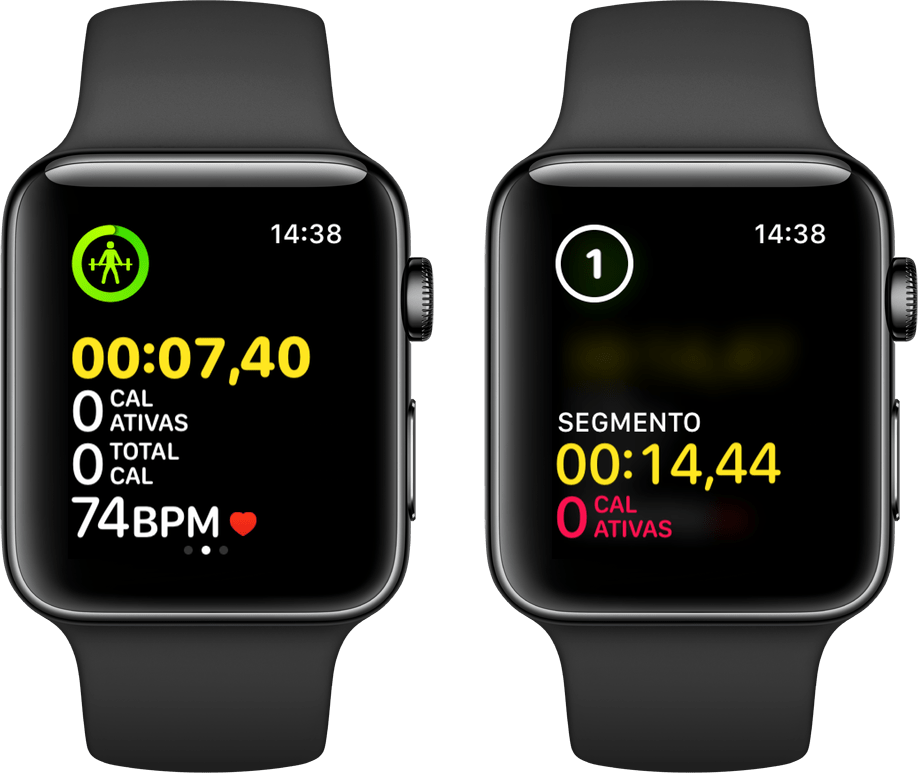Targeting an exercise on Apple Watch