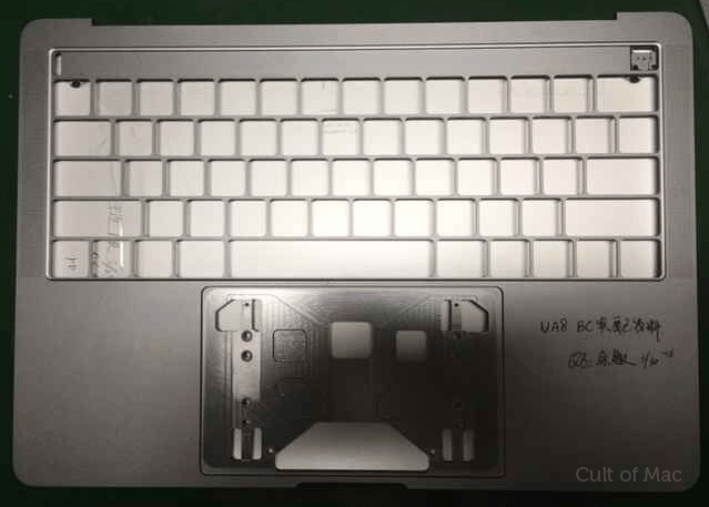 Rumor: Here's the housing of the new MacBook Pro with OLED “row” keys, USB-C ports and more