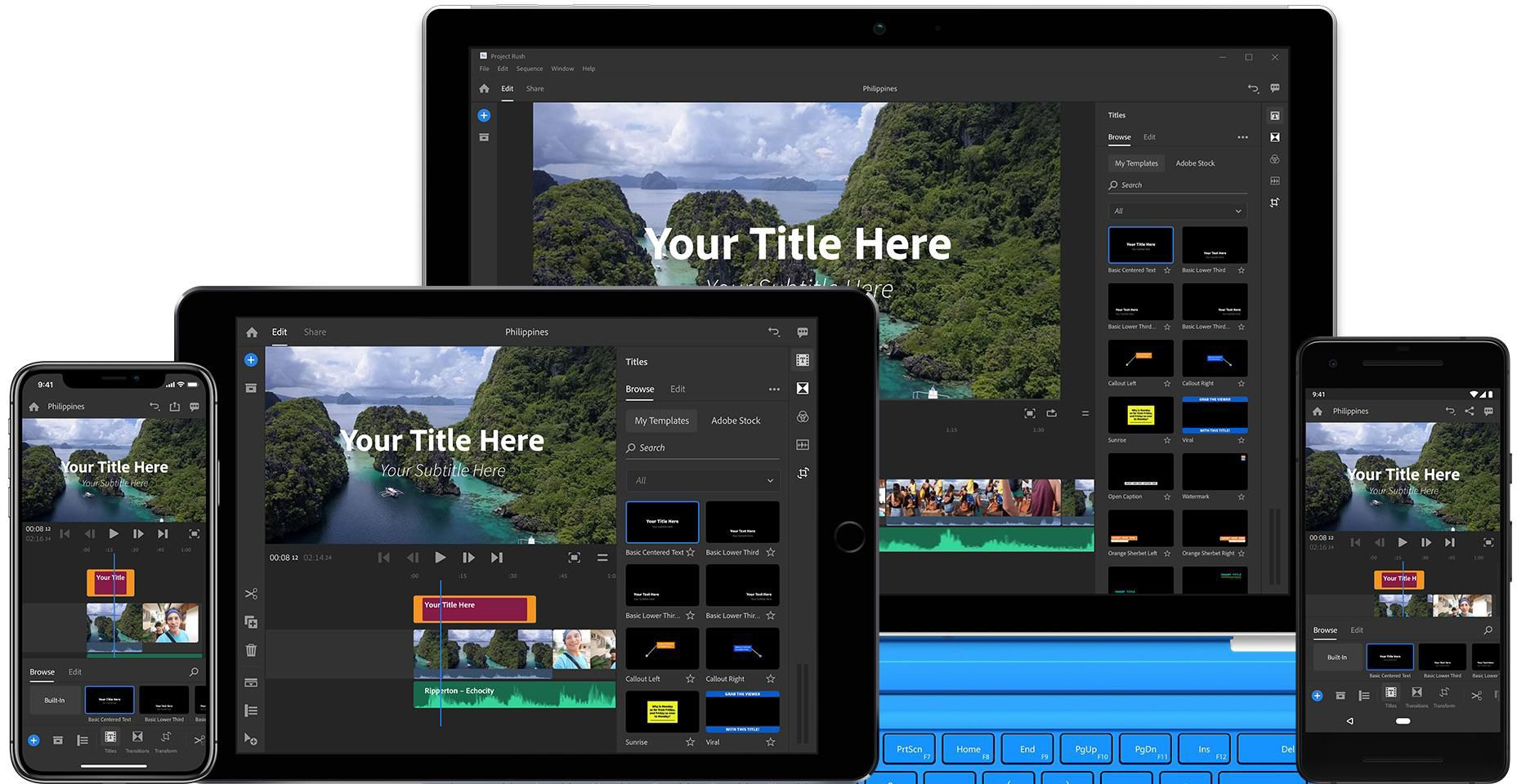 Rush Project: Adobe introduces new multiplatform video editor in the cloud and other news