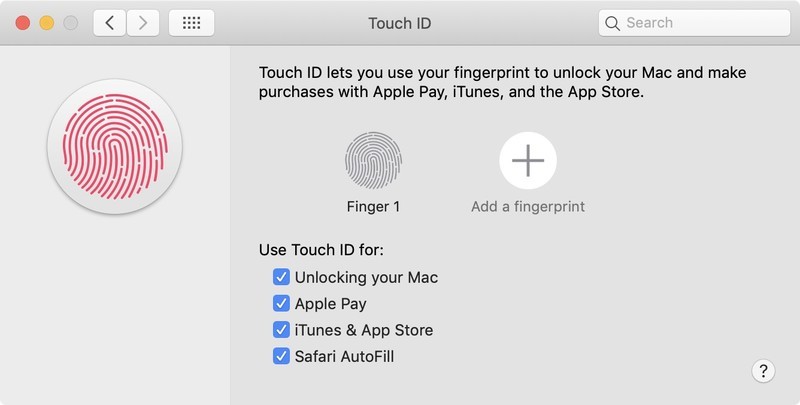Safari AutoFill on macOS 10.14.4 will support Touch ID