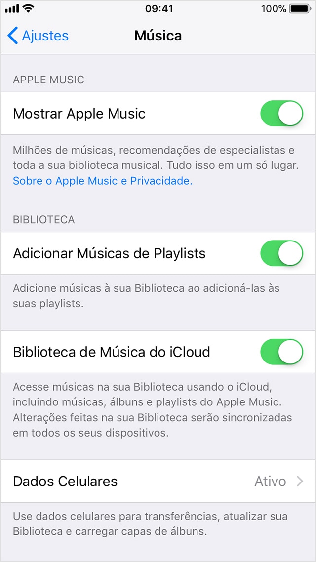 Activating Apple Music on iOS