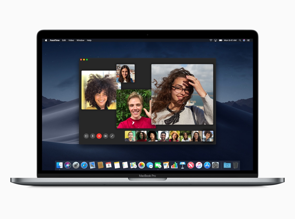 Group FaceTime on macOS Mojave