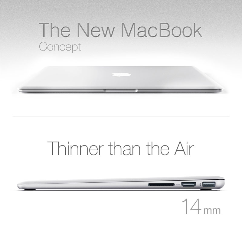 ↪ Concept: Brazilian imagines what the new 12-inch MacBook Air could be like