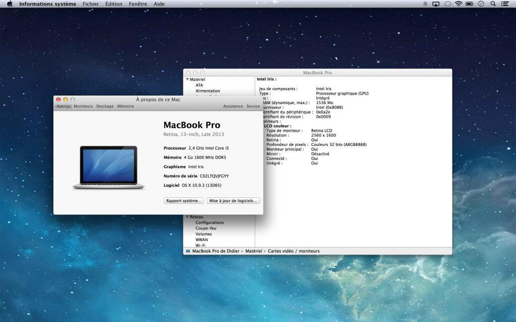 ↪ With OS X 10.9.3, Apple increased the amount of VRAM available on MacBooks Air / Pro 2013 and 2014