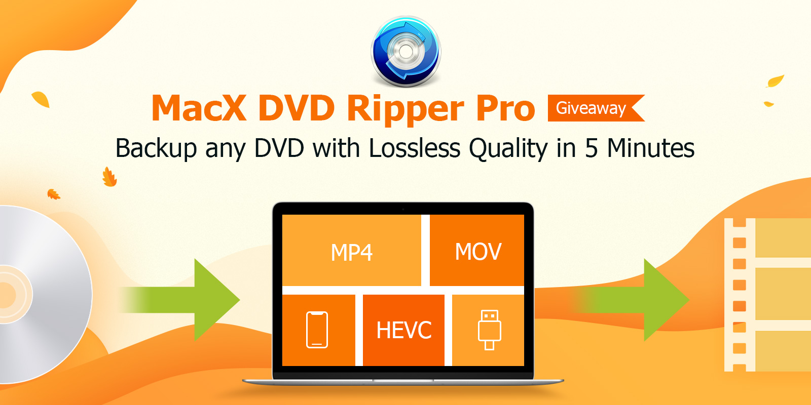 ★ MacX DVD Ripper Pro imports your DVD collection easily and quickly; and have promotion!