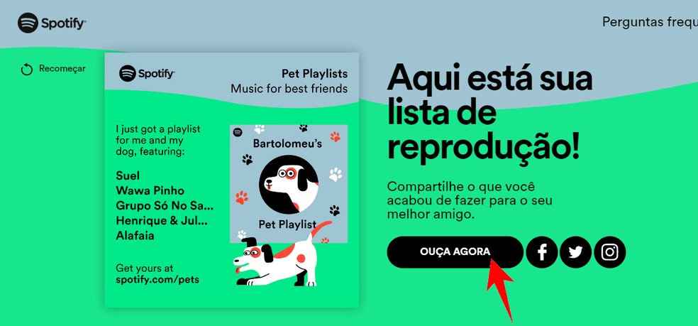 Listen to the playlist next to your pet Photo: Reproduo / Rodrigo Fernandes