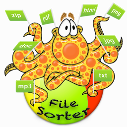 File-Sorter app icon: Sort, Organize and Copy thousands of files with a single click