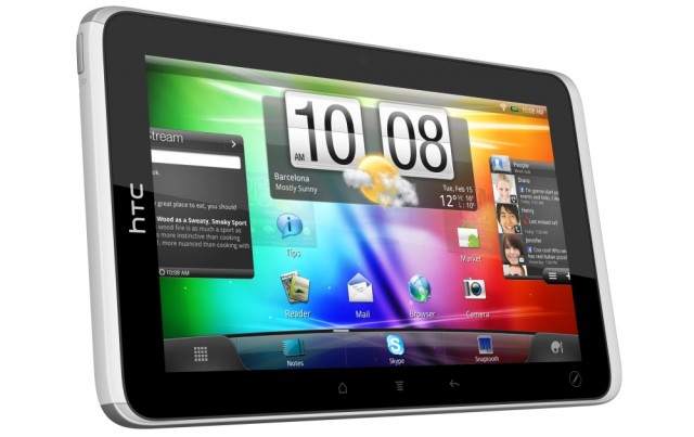 HTC Flyer tablet, the first tablet with HTC Sense on board