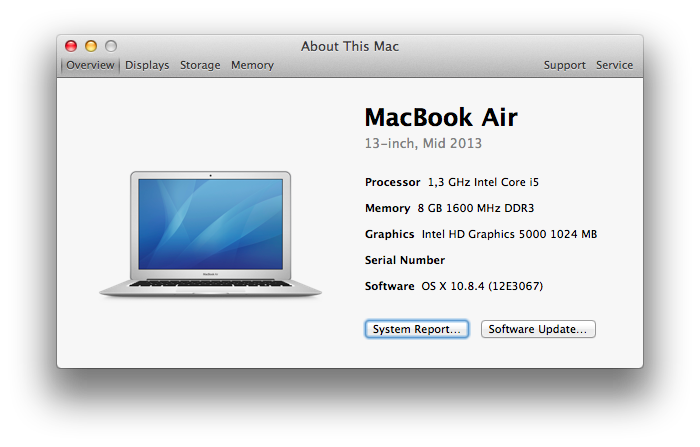 MacBook Air (Mid 2013)