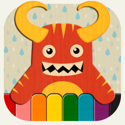 Xylo app icon - Cutie Monsters Xylophone Fun