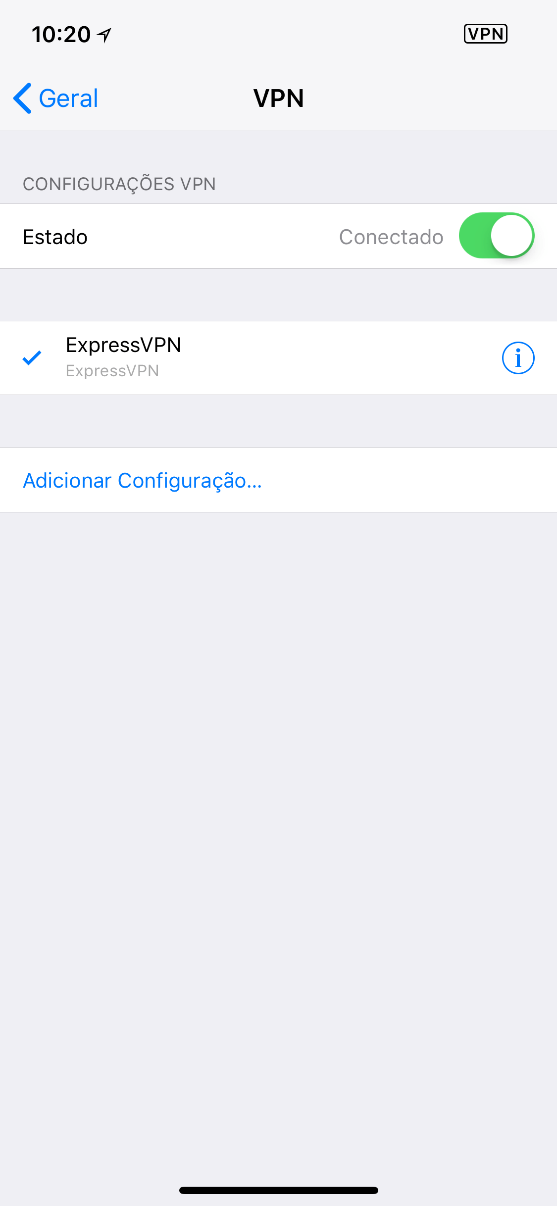 Setting up VPN on iOS