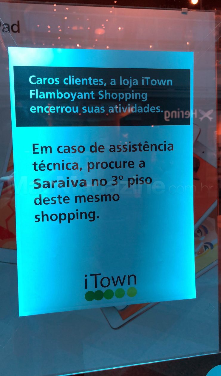 Livraria Saraiva closes all iTown stores [atualizado]