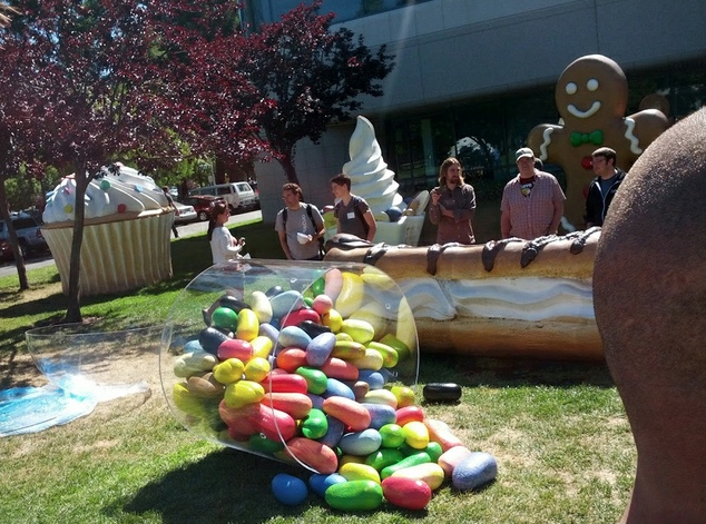 Android Jelly Bean wins statue at Googleplex