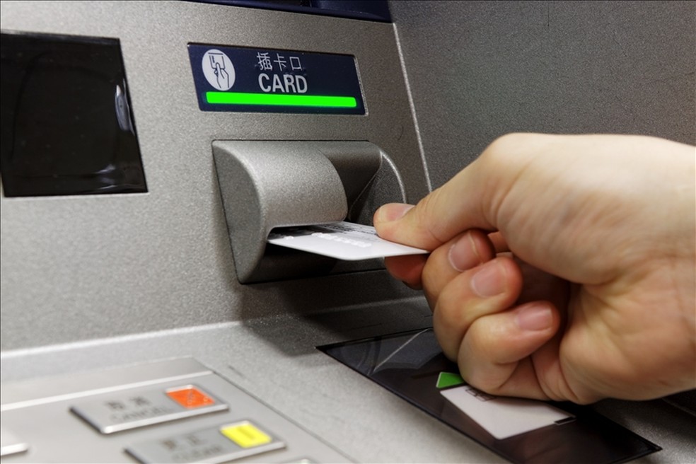 ATM has vulnerability that can be exploited by hackers Photo: Reproduo / Pond5