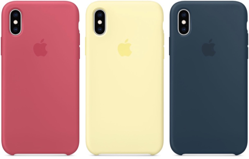 New colors iPhone XS silicone case