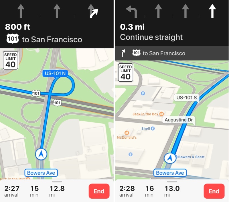 Apple maps continue expansion of lane indication and internal mappings; company cars already collect data in ten countries