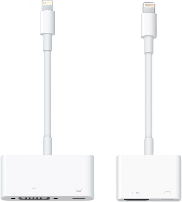 New Lightning cables for video