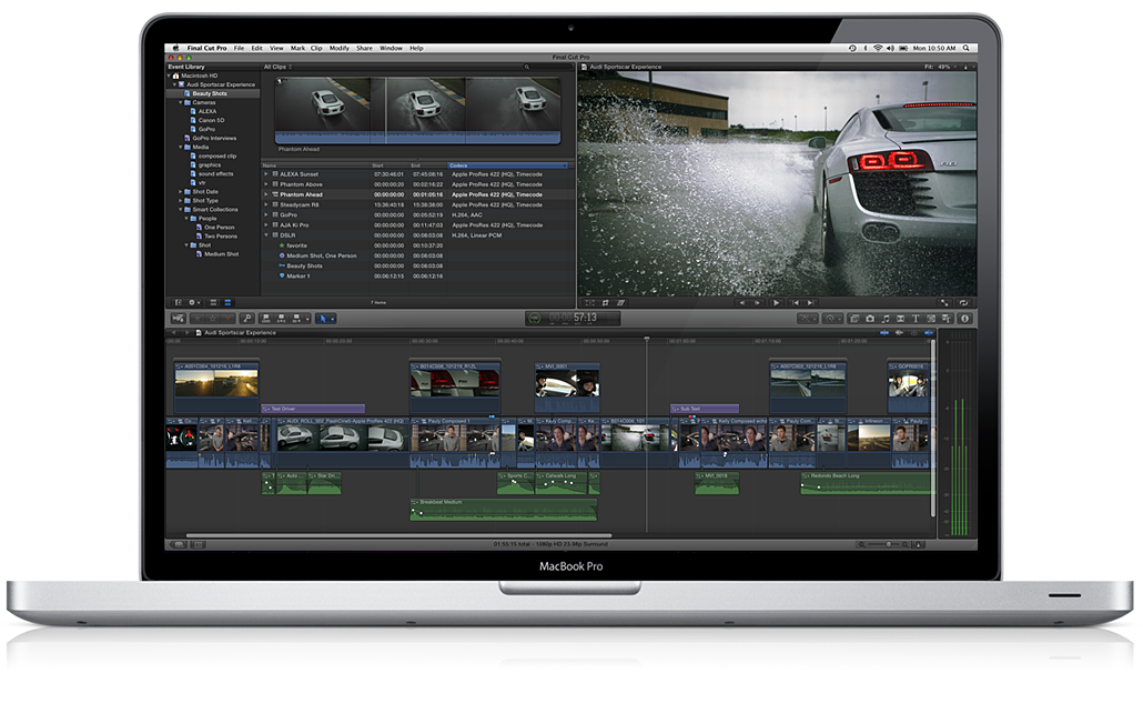 Apple releases eighth update for Final Cut Pro X and highlights successful cases on its website