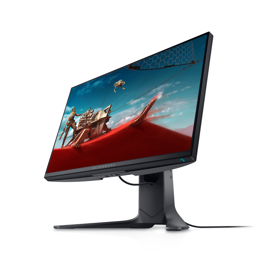 With an IPS panel, you can expect consistent colors from any angle on the Alienware 25 Gaming Monitor
