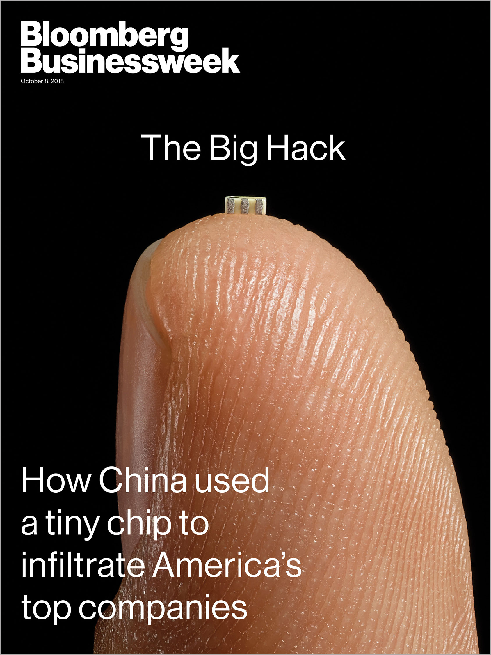 Bloomberg Businessweek cover on possible espionage from China