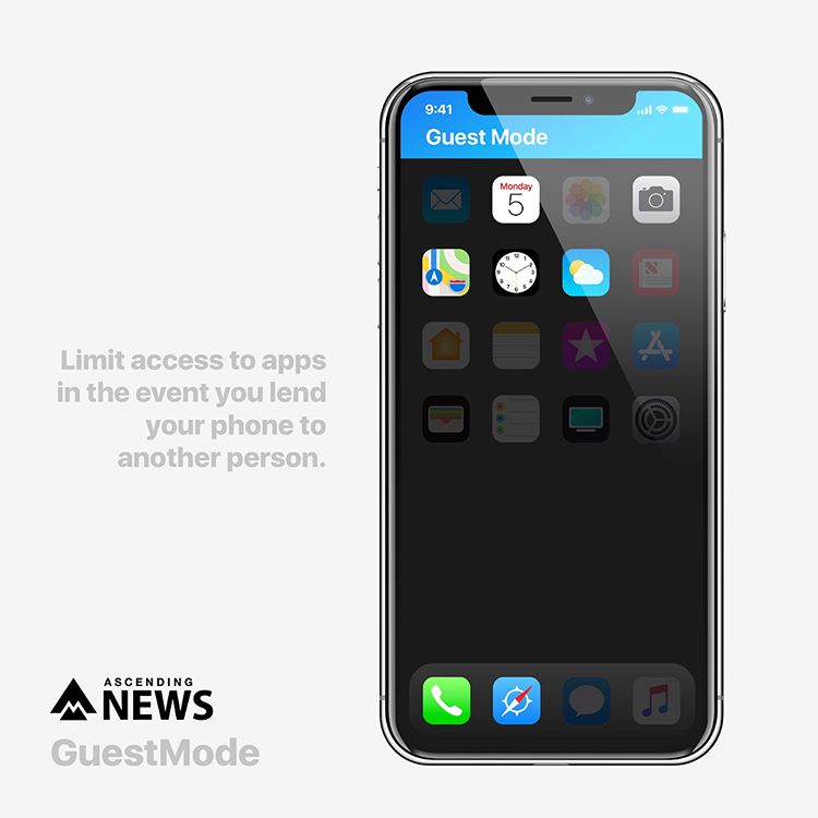 Concept brings good ideas to iOS 12, such as “Guest Mode”, grouping of notifications and more