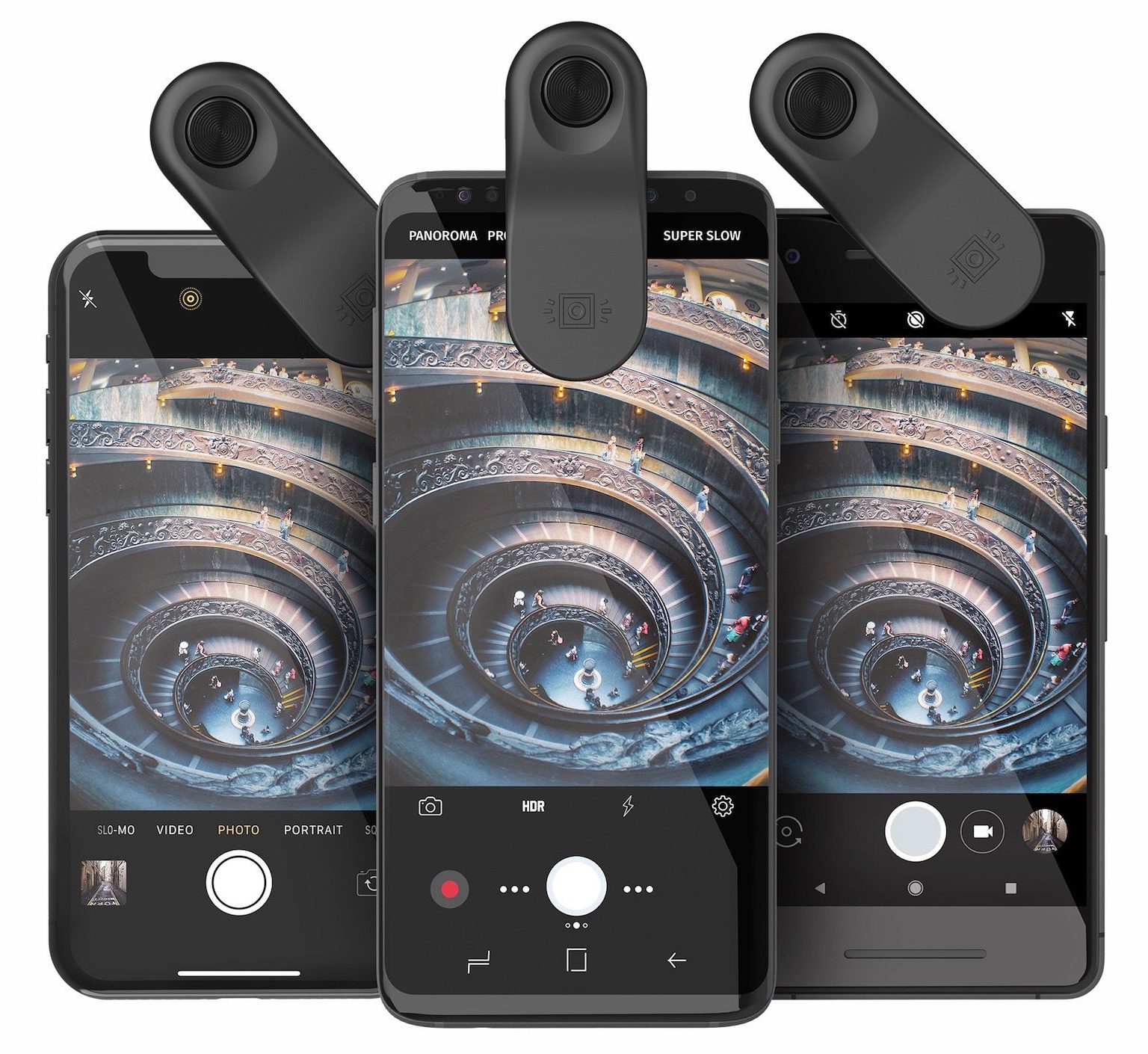 New olloclip accessory allows use of special lenses in various devices