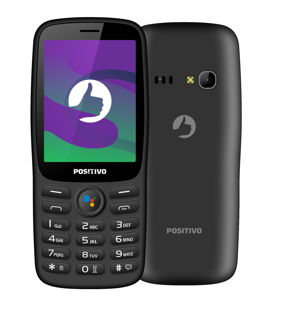 The Positivo P70S, the first smart feature phone in Brazil.