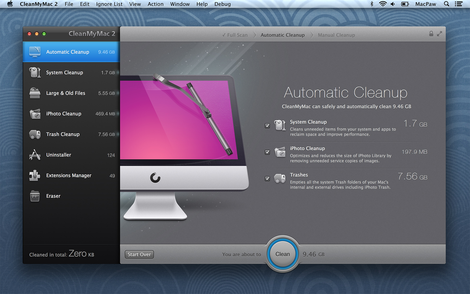 Promotion: compete for three promotional codes from the CleanMyMac 2 app! [atualizado]