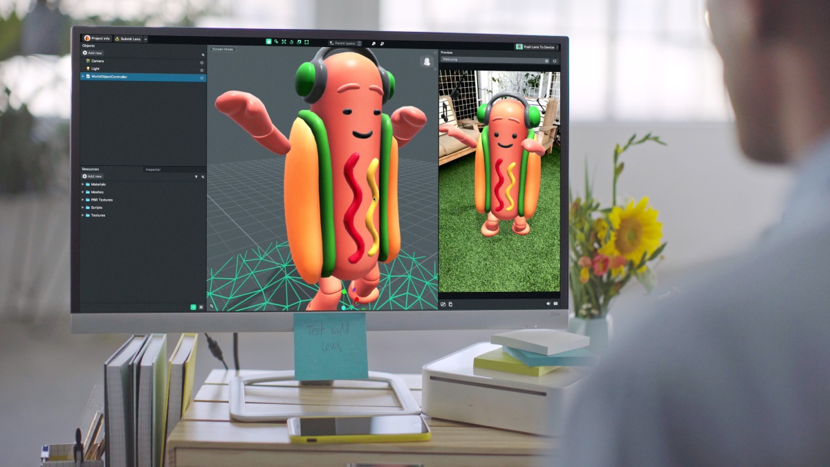 Snapchat launches Lens Studio app for users to create their own augmented reality effects on macOS / Windows