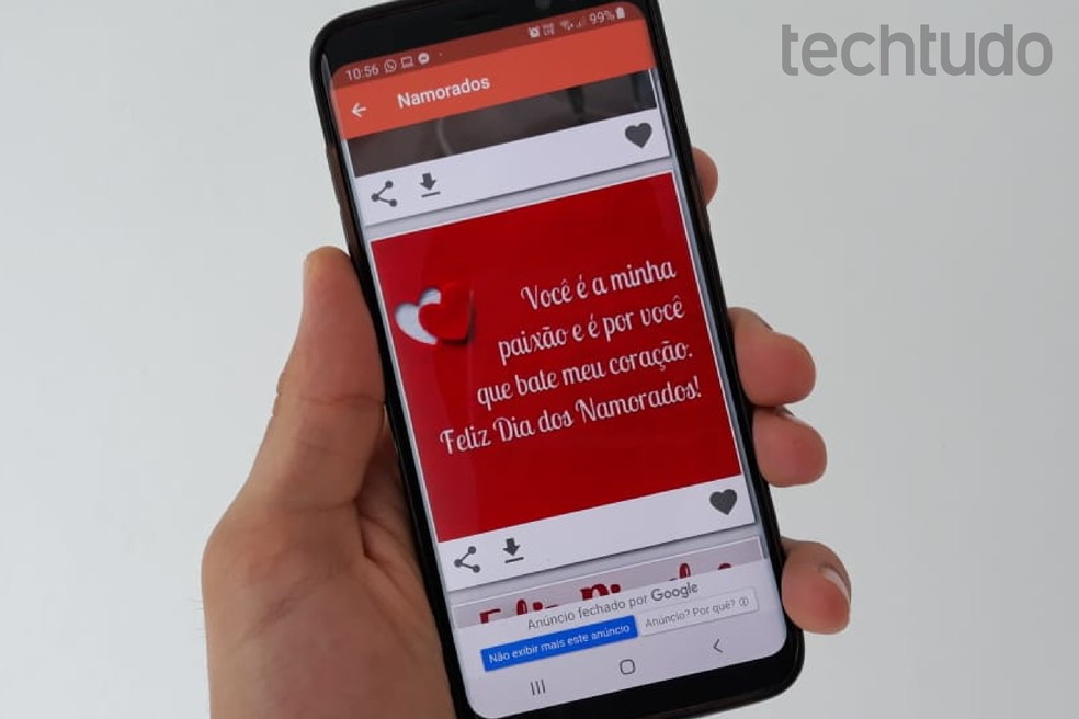 Valentine's Day message: five apps with phrases for Valentine's Day Photo: Emanuel Reis / dnetc