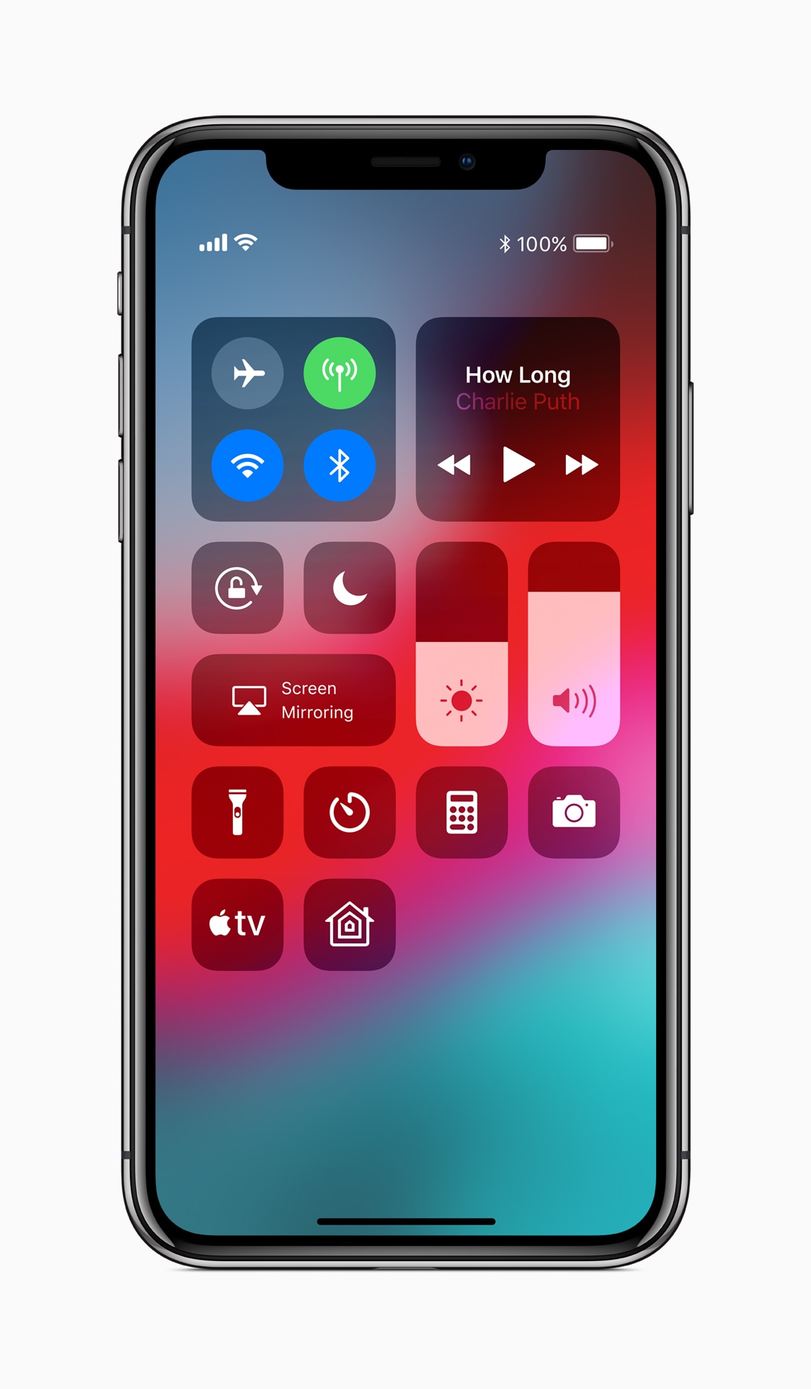 Apple TV in iOS 12 Control Center