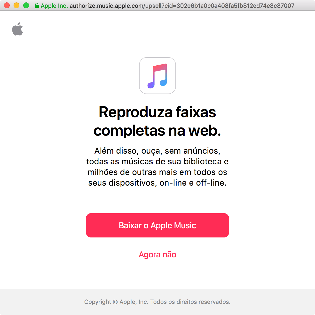 Apple Music on the web