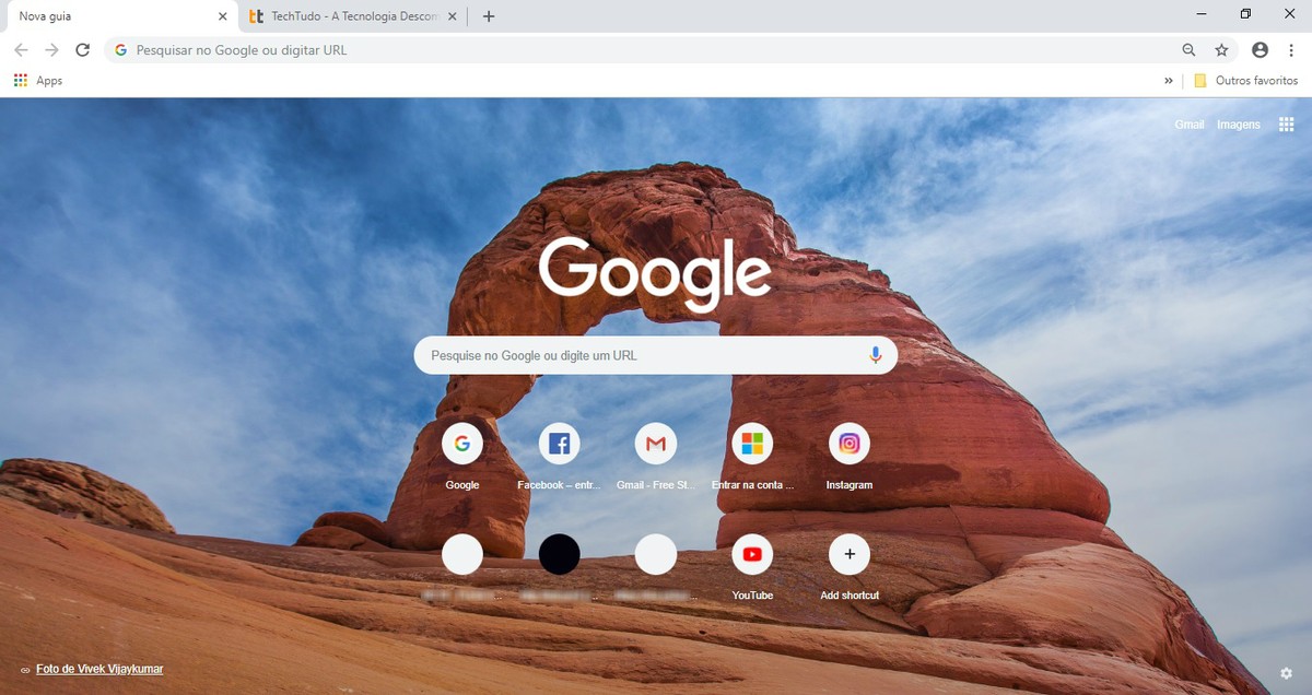 How to put a wallpaper on Google Chrome | Downloads |