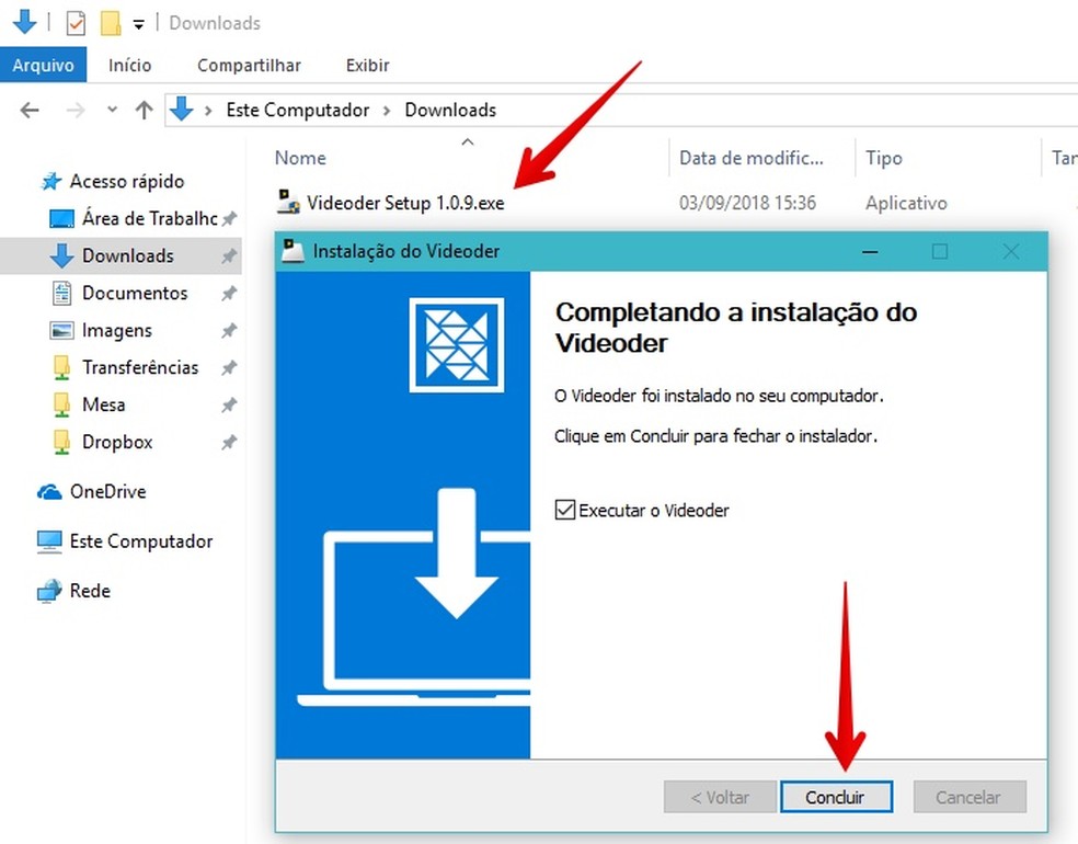 Install Videoder on Windows Photo: Reproduo / Helito Bijora